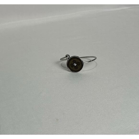 Louis Vuitton Monogram canvas Stainless Steel Bendable Bangle Bracelet Swarovski - Picture 7 of 13